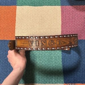 Vintage Tony Lama leather “Vince” belt